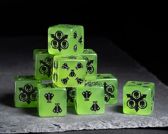 ダークスカル リキッドコア ダイスセット - フロスティなダンジョンズ