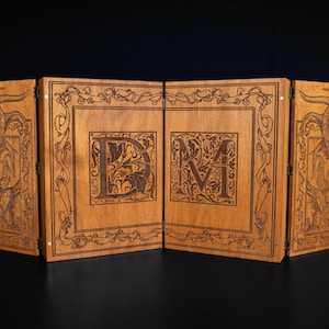 Dungeon Master Screen | Wooden RPG screen gift | dnd gift | Table top Games | Pathfinder | DM Gifts | DTS 1 image 4