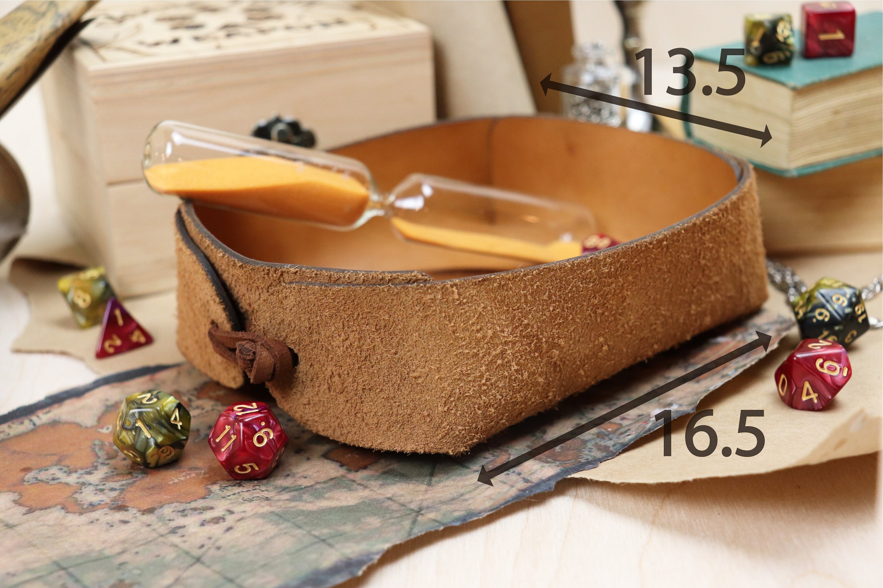 DnD Leather Dice Tray Dungeon and Dragons Tray Dungeon Etsy