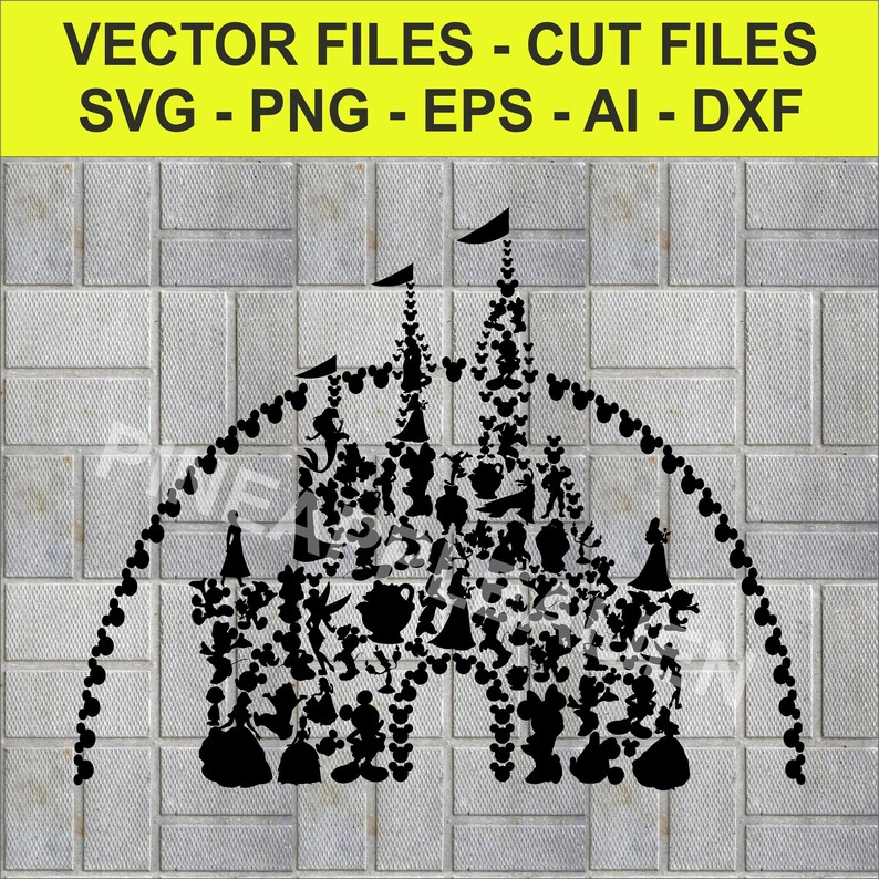 Free Free 147 Cricut Disney Castle Silhouette Svg SVG PNG EPS DXF File