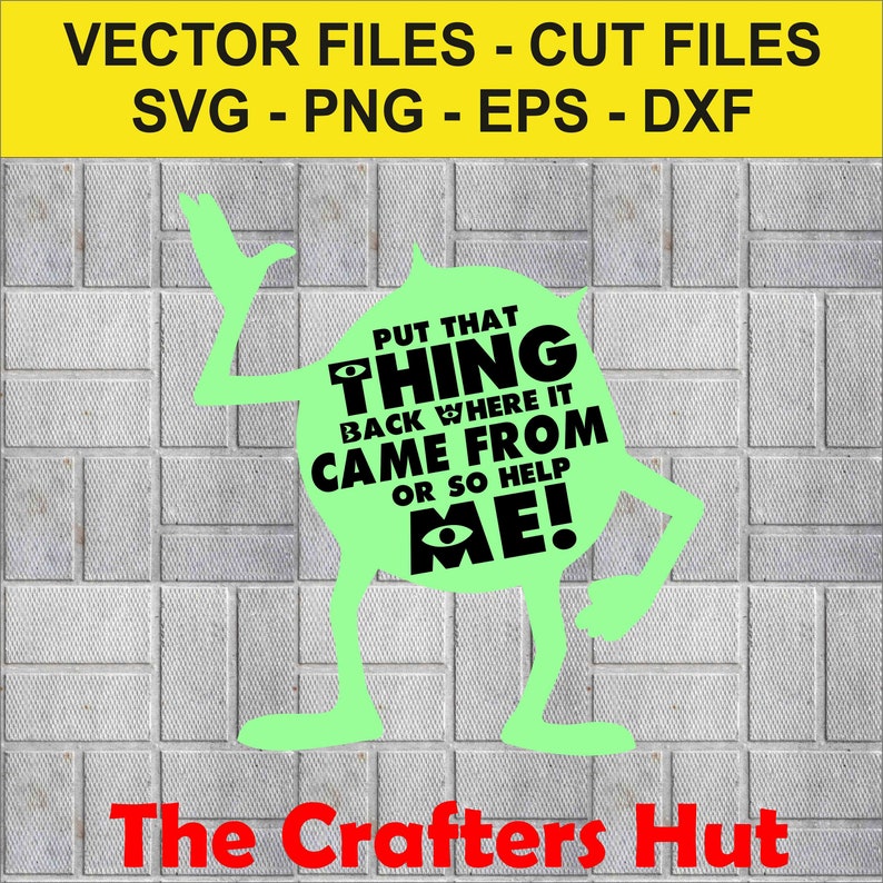 Free Free 251 Silhouette Disney Cricut Monsters Inc Svg Free SVG PNG EPS DXF File