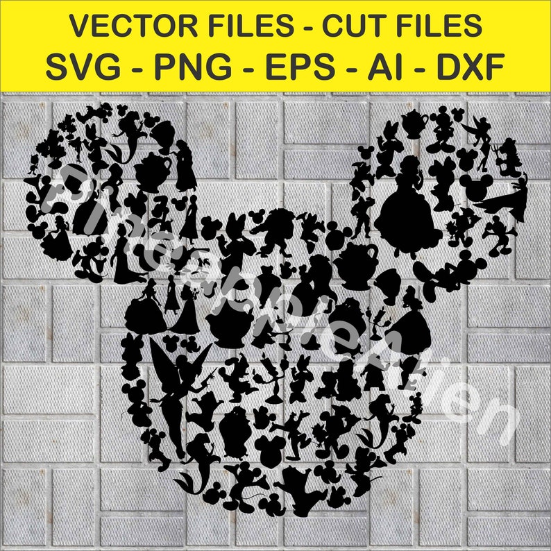 Free Free 198 Mickey Head Cricut Vinyl Disney Svg SVG PNG EPS DXF File