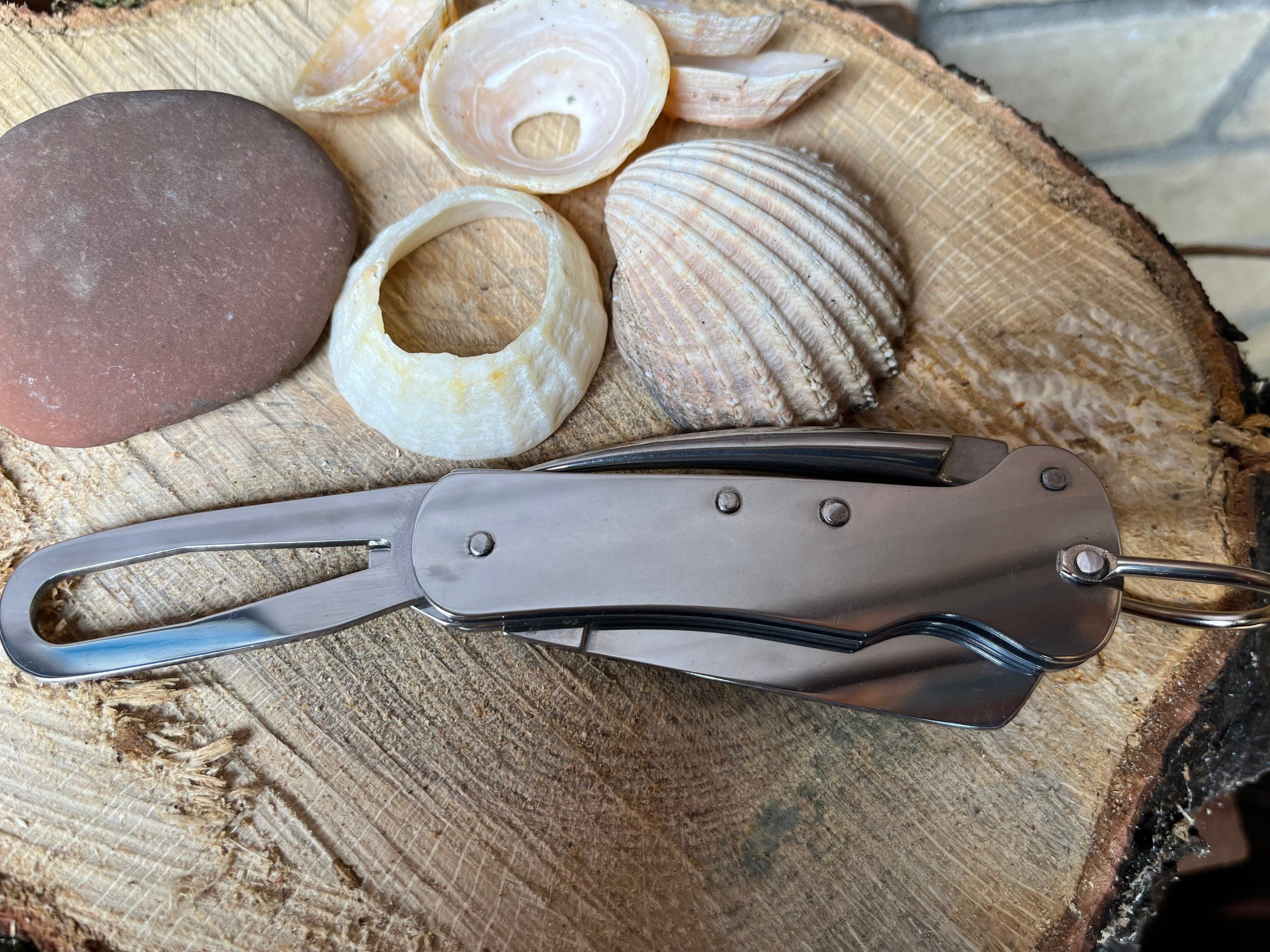 Sailors Pocket Knife 2.75 Stainless Steel Part Serrated Blade. 3.5 Closed Length Etsy Canada
