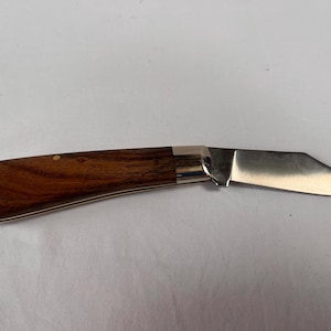 Joseph Rodgers Pocket Knife 2.2" stainless clip blade 3.3" closed length Rosewood Handle