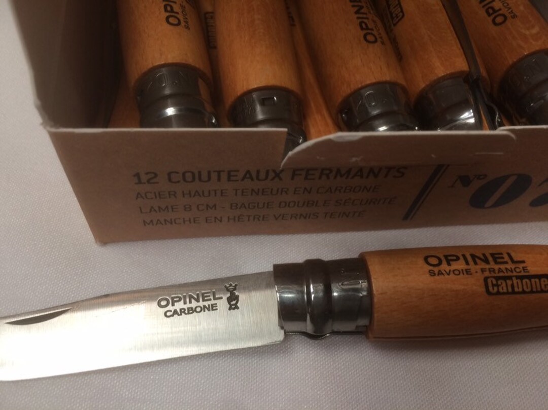 Opinel 12 INOX Buk • KLAPPMESSER • TASCHENMESSER Alltags Messer EDC
