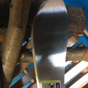 Machete in Carbon Steel made in Brazil with sheath, 37cm. blade, 50cm. overall length image 3