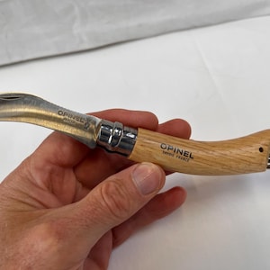 Opinel Mushroom Stainless Steel Knife & Pouch gift set