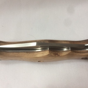 Stainless Slip joint knife with clip point blade 2.5&quot;, 3.5&quot; closed length, weight 69g
