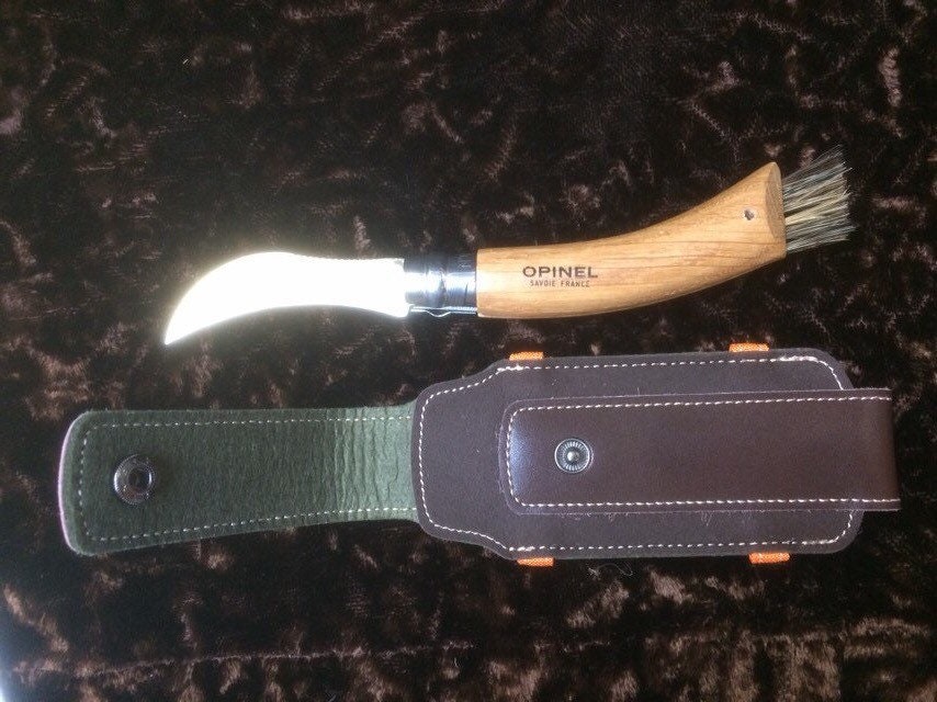 Opinel Mushroom Stainless Steel Knife & Pouch Gift Set Etsy