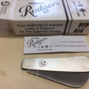 Joseph Rodgers Pruning Knife 2.75 stainless stainless pruning blade 3.5&quot; closed.