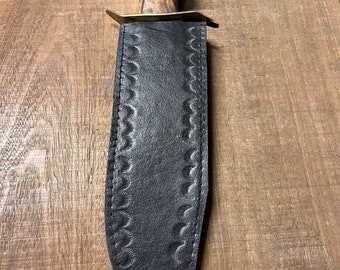 Sheath knife with a 10" blade Made in Pakistan before 2005