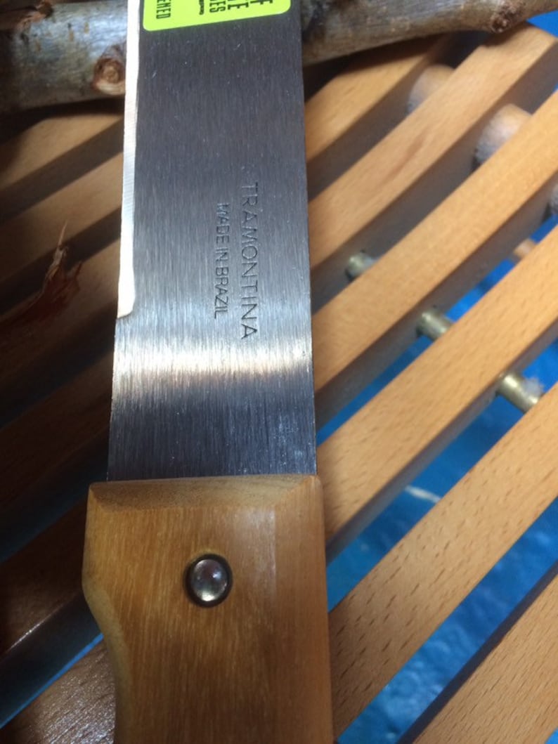 Machete in Carbon Steel made in Brazil with sheath, 37cm. blade, 50cm. overall length image 4