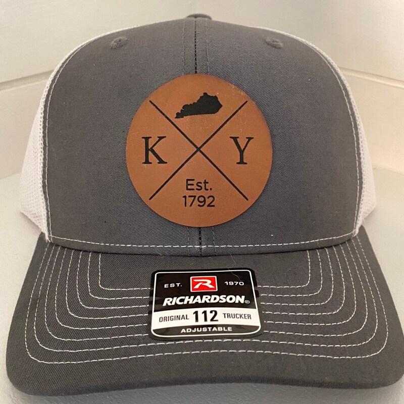 Kentucky Checkered Canvas Trucker Hat