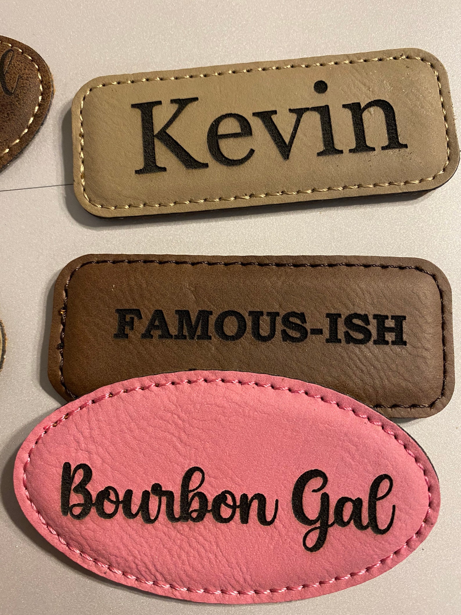 Name tags Hat tags engraved personalized tags Etsy