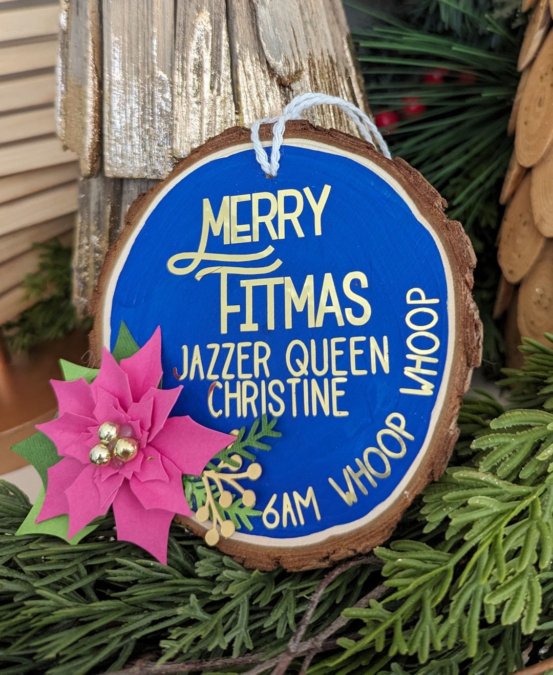 Merry Fitmas Ornament Personal Trainer Ornament Christmas Etsy