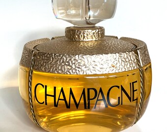 Giant Factise/Factise/Dummy Perfume Champagne Yves Saint Laurent YSL. Unique piece, original and in collector's condition. Real glass - 17 cm high!
