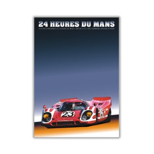Poster/Print of Porsche 917 | 24 HEURES DU MANS 1970