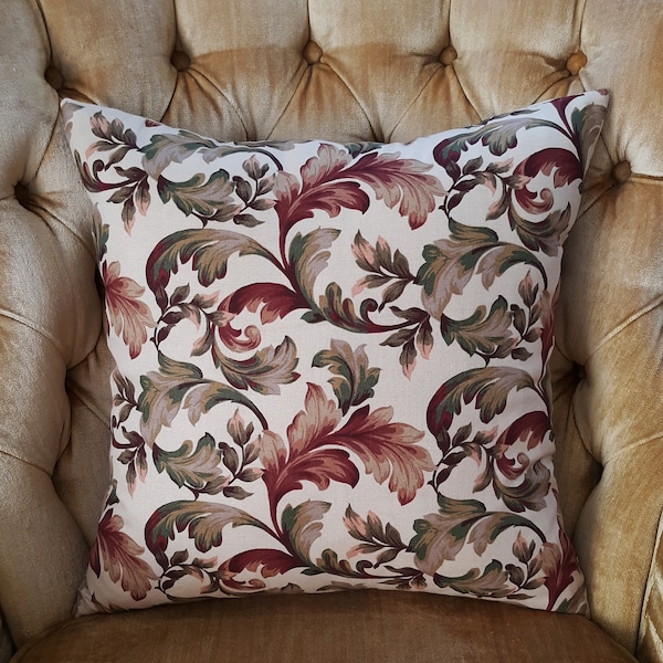 Burgundy Pillow Etsy