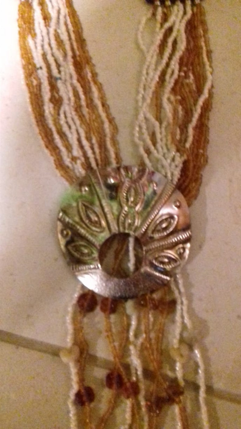 Two Ethnic Necklaces from north Africa handmade vintage.