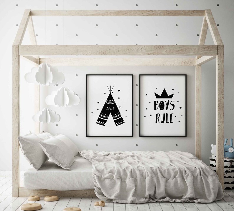 scandinavian baby room decor