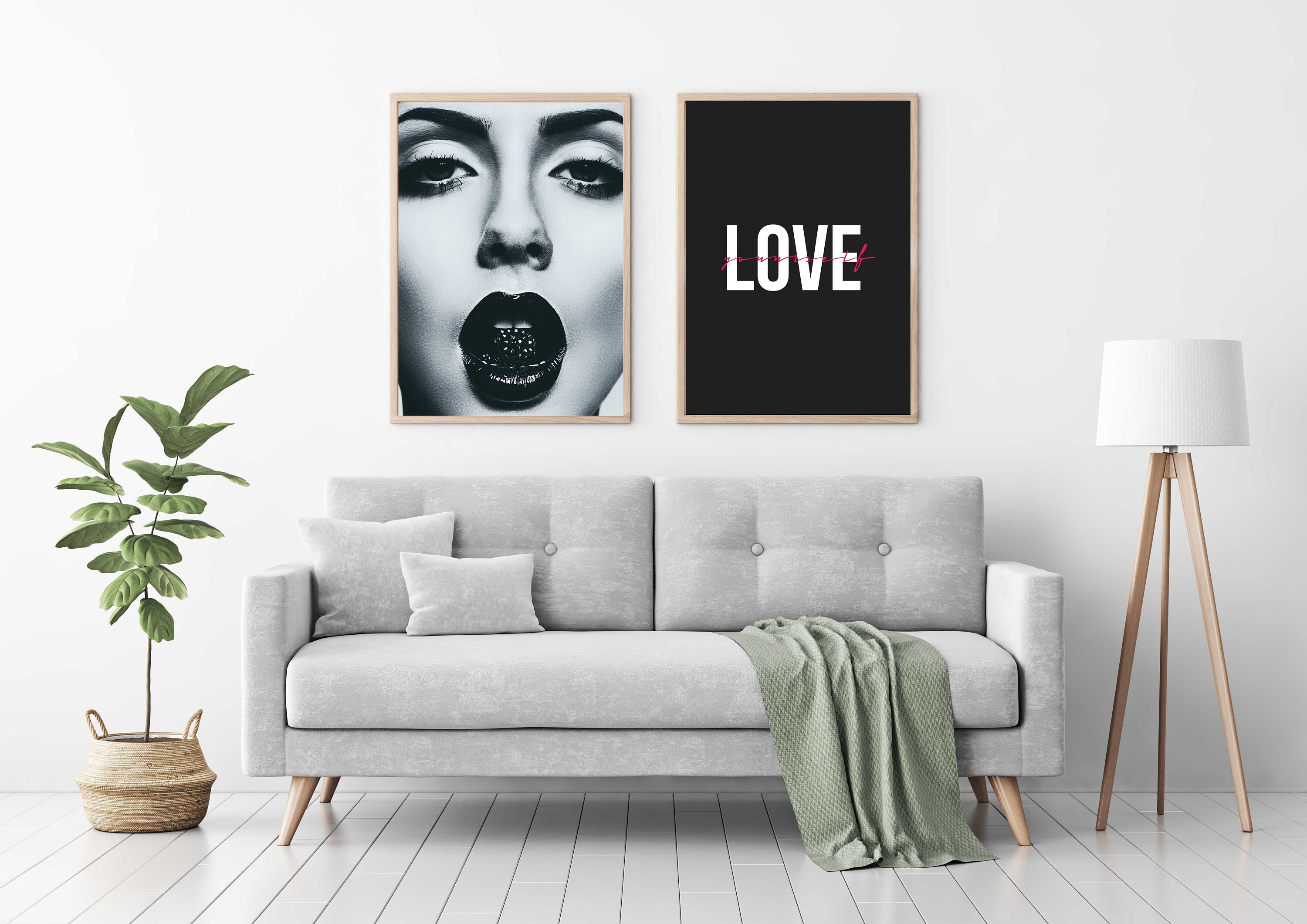 Set of 5 Posters Wall Decor Printable Wall Art Wall Decor Etsy