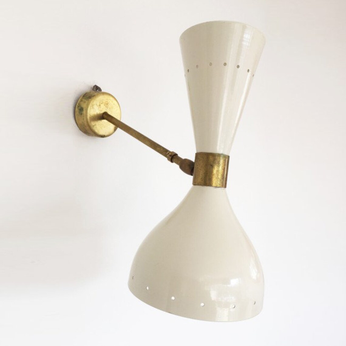 Pair of Design Wall Lamps 1950 to Electrical Standards Europe Etsy