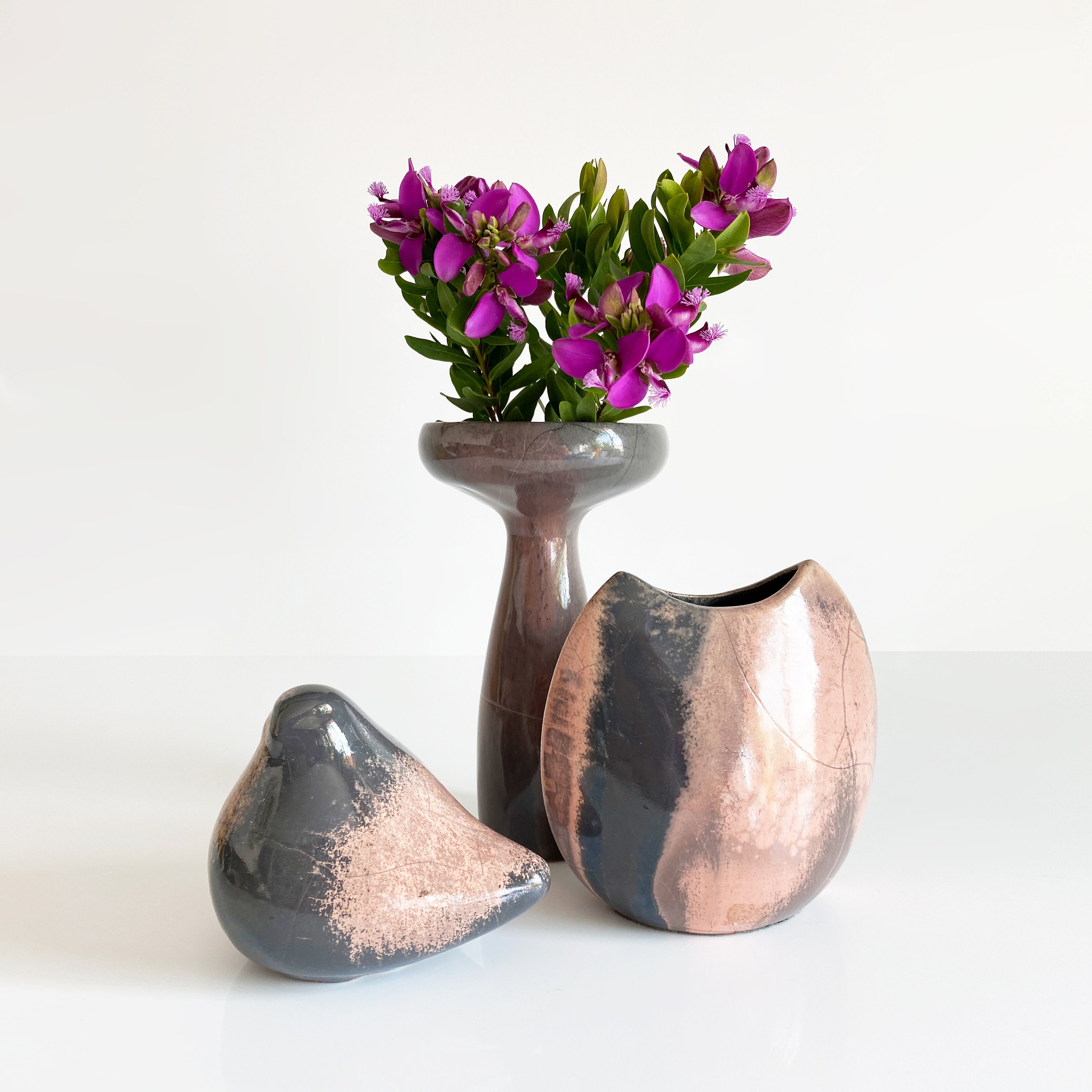 Ensemble de Vases en Céramique Par Otto Gerharz - Allemagne Années 60