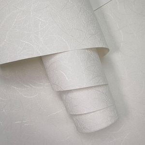Beige Tan Cream Faux Fabric Texture Plain Textured Wallpaper 3D Modern Wallpaper Off White Cream Wallcovering Non-Adhesive Non-Peal & Stick