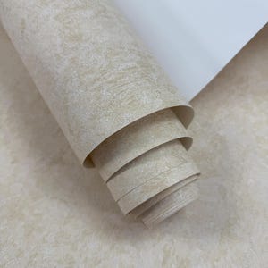 Beige Tan Cream  Woven Faux Fabric Texture Plain Textured Wallpaper 3D Contemporary Wallpaper Off White Cream Wallcovering