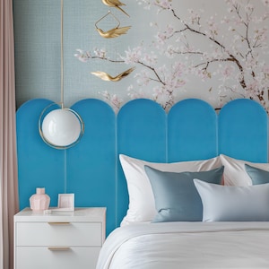 Upholstered Wall Panels, SET of 4, Wall Decor, 3D Wall Panels, Accent Wall Panels, Headboard Panels, Acoustic Panels, Decorative Panels