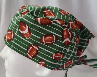 Men&#39;s football themed scrub hat