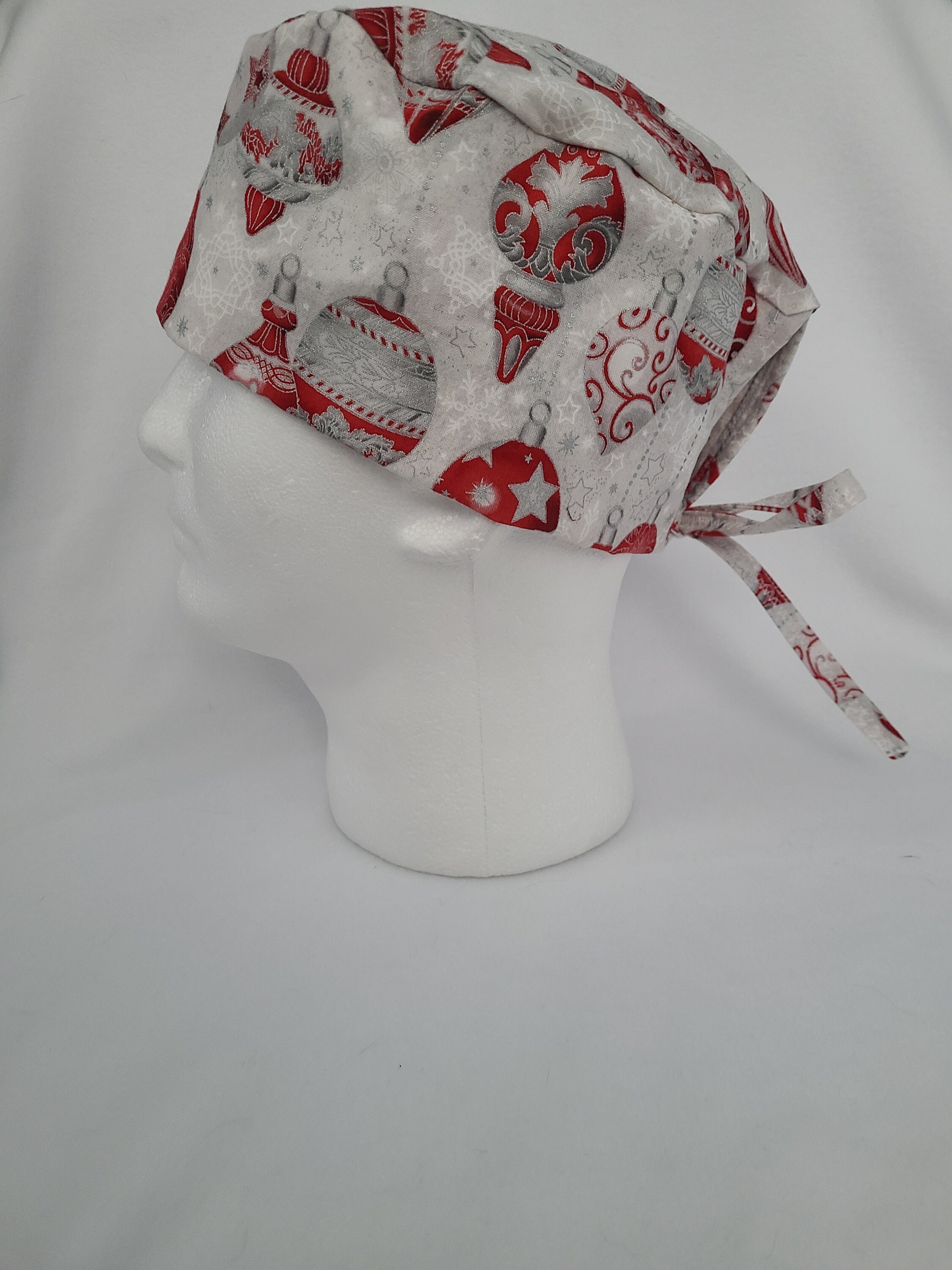 Men's Christmas scrub hat