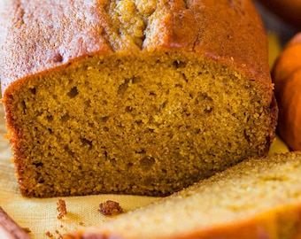 Pumpkin bread 3 loaves
