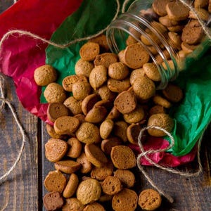 Peppernuts — Traditional Spiced German Pepperkuchen Cookies, Crunchy Bite-Size, Small-Batch Handmade, Holiday Cookie Tin & Gift Box