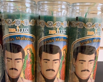 Fixed Jesus Malverde 7 Colors / Jesus Malverde Compuesta | Etsy