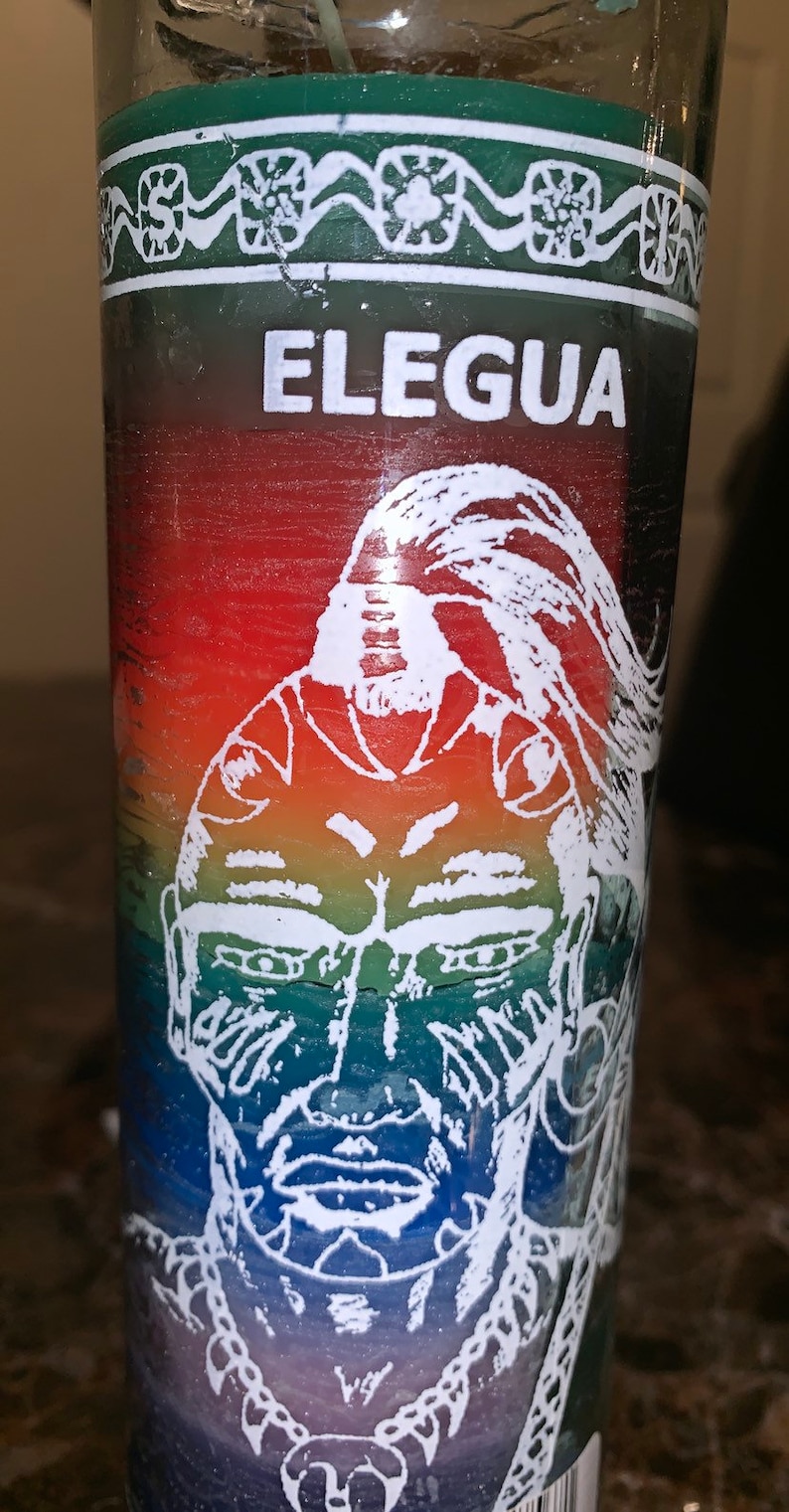 7 Color Elegua Candle Etsy