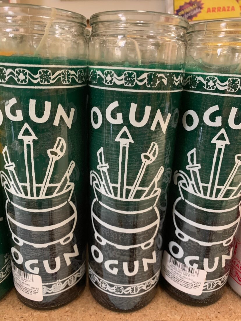 Ogún Candle Etsy