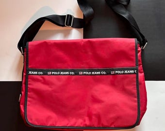 Rare Vintage RALPH LAUREN Denim Supply Polo Beaded Crossbody