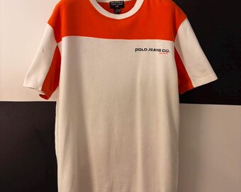 Vintage Polo Sport-T-shirt met kleurvlakken