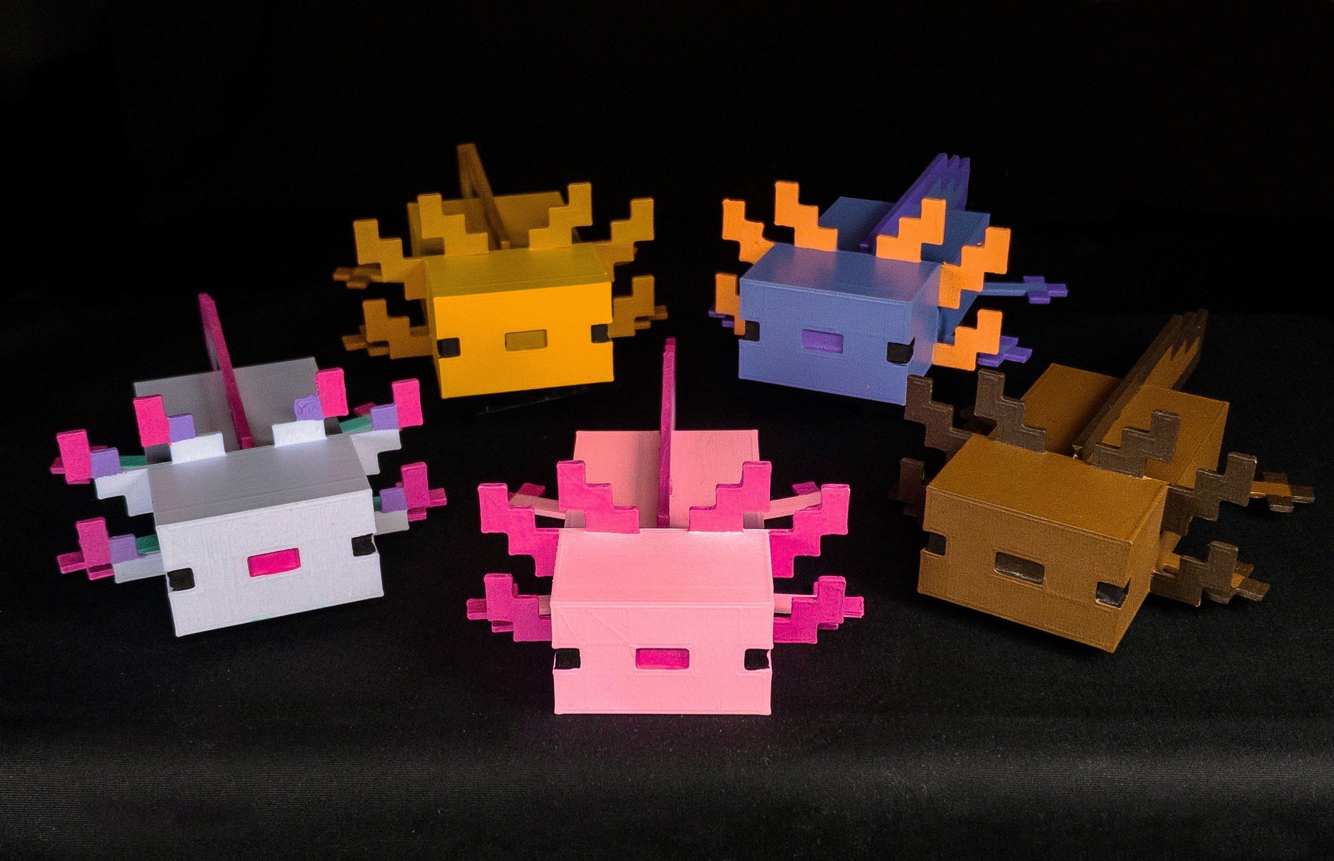 minecraft axolotl mini figure