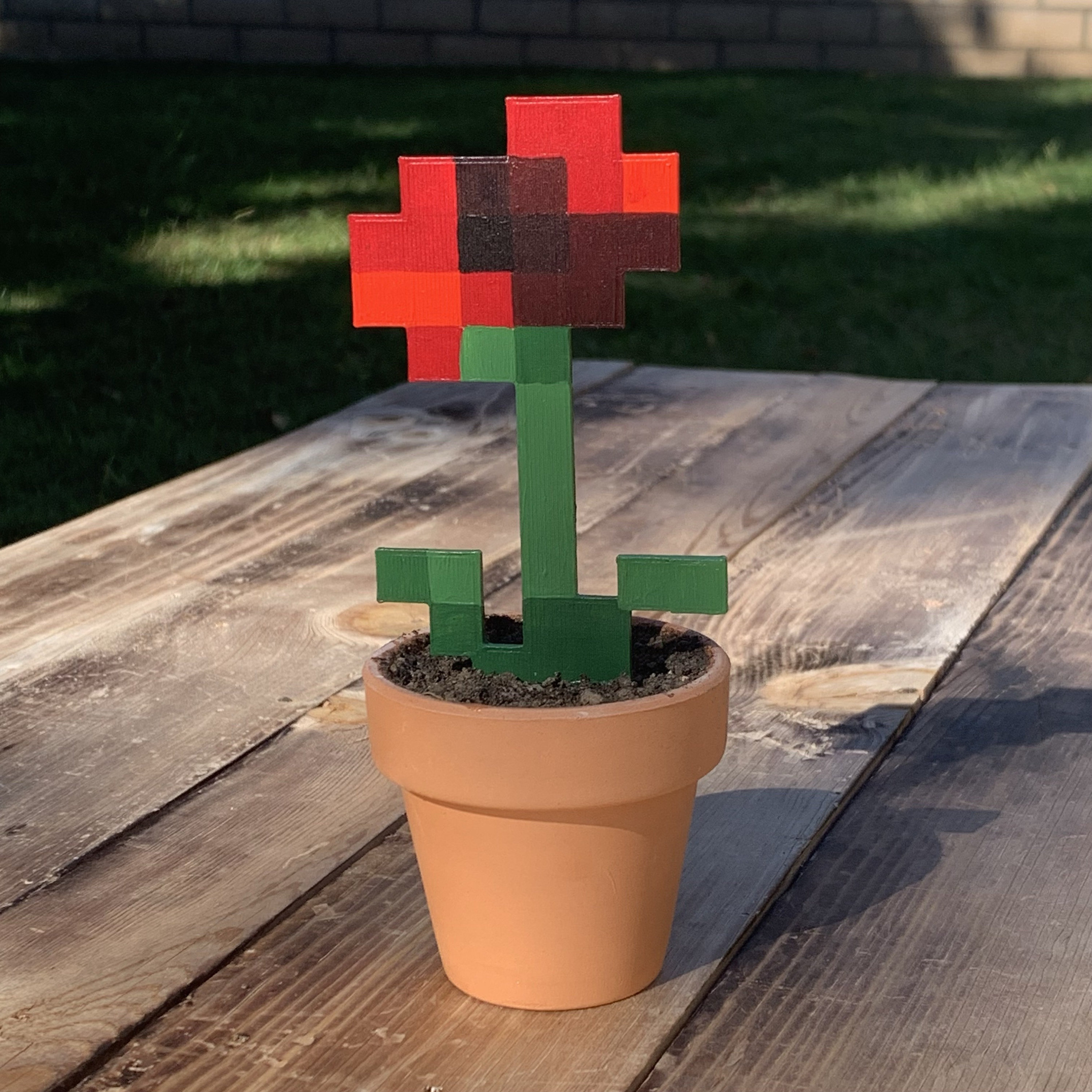 Minecraft Flowers Etsy