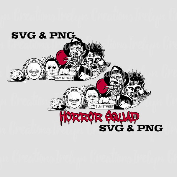 Creepy Villain Scary Kentucky State Shape Halloween Horror Squad SVG PNG instant download Vinyl Cut File Design clipart Graphic sublimation