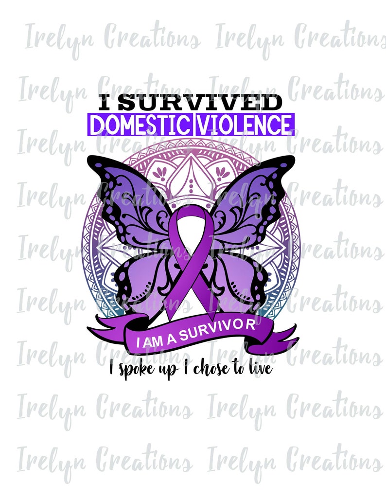 Download Domestic Violence Awareness purple Ribbon Butterfly ...