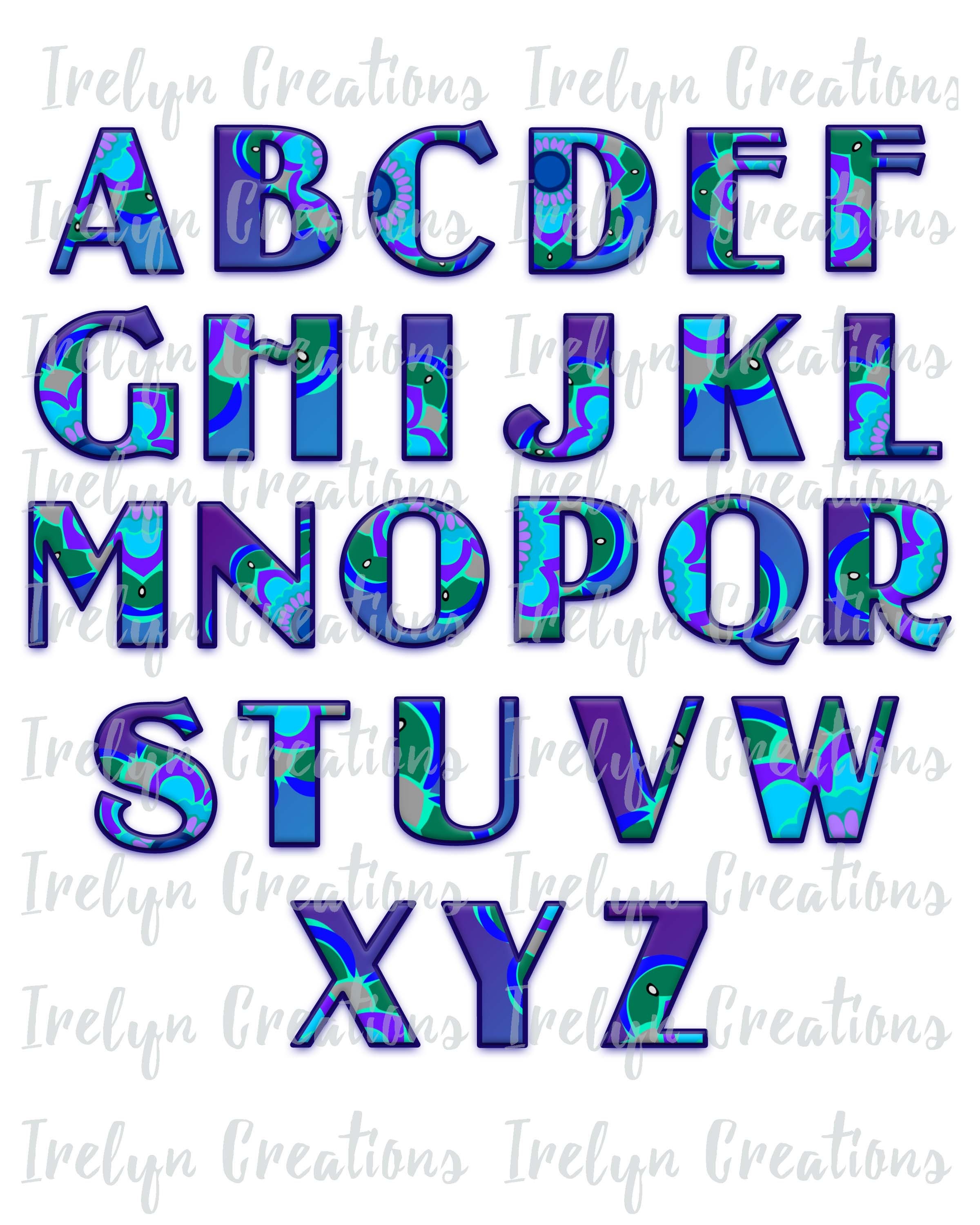 cute bubble letters font alphabet