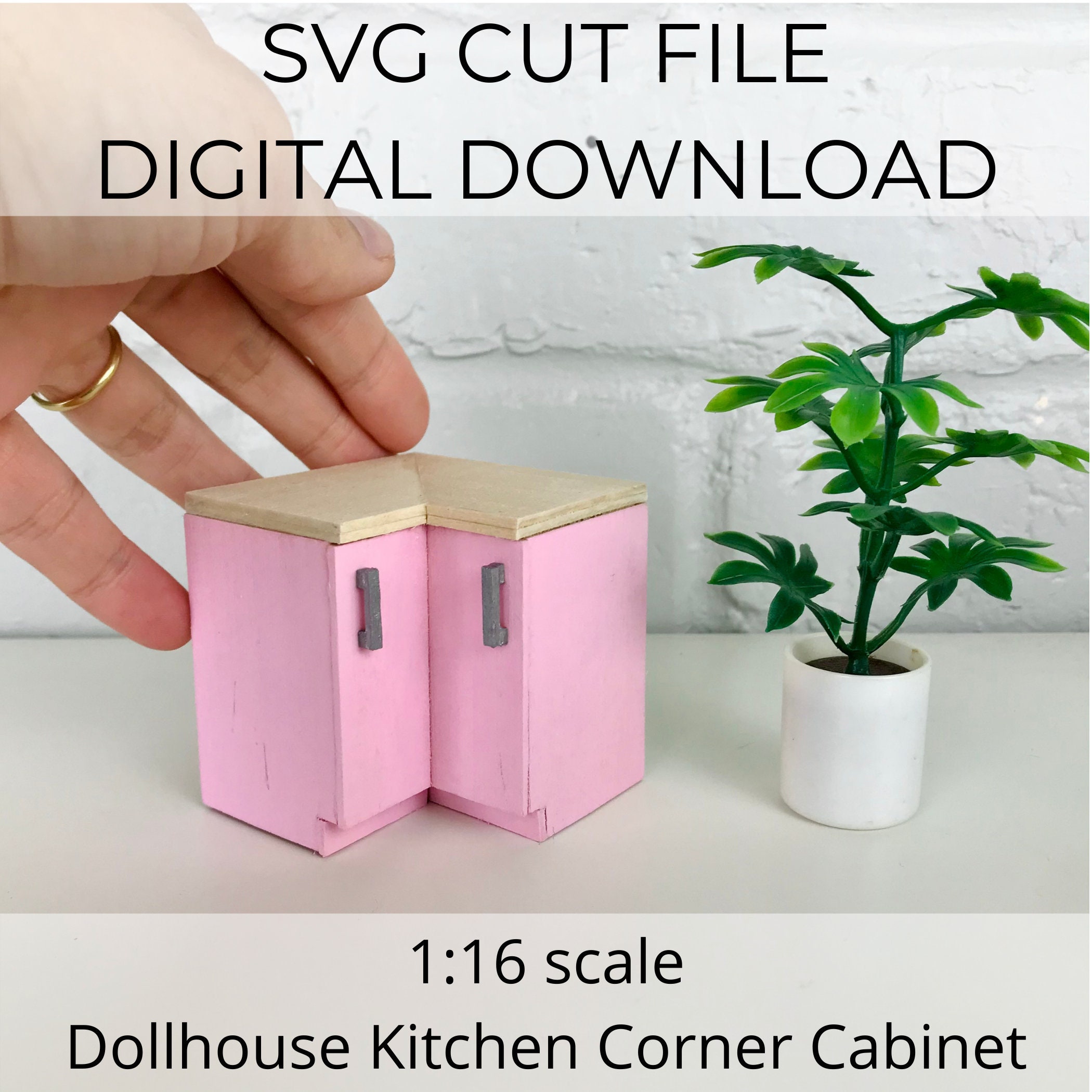 SVG File for 1:16 Scale Dollhouse Miniature, 1/16 Scale Dollhouse ...