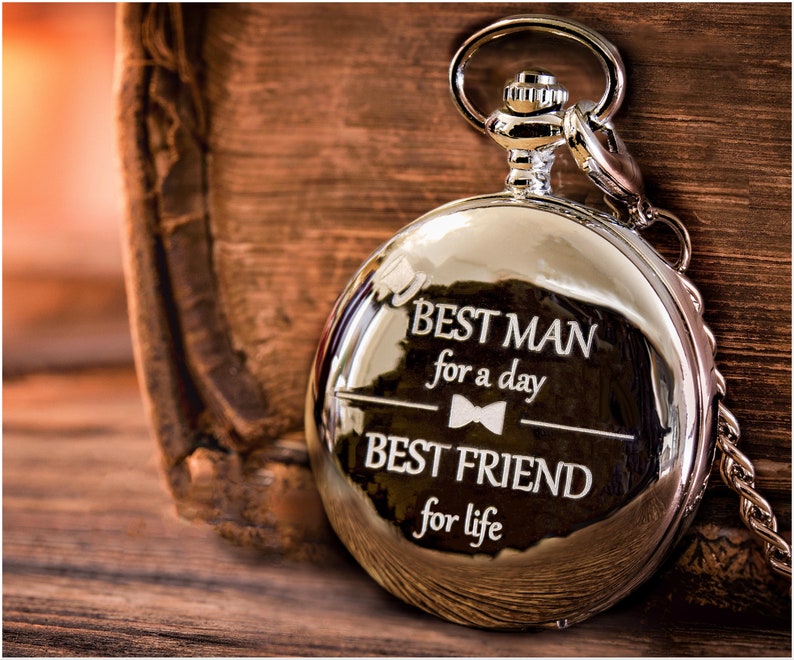 Best man Gift Ideas Best Man Pocket Watch Groomsmen Gifts Best Man