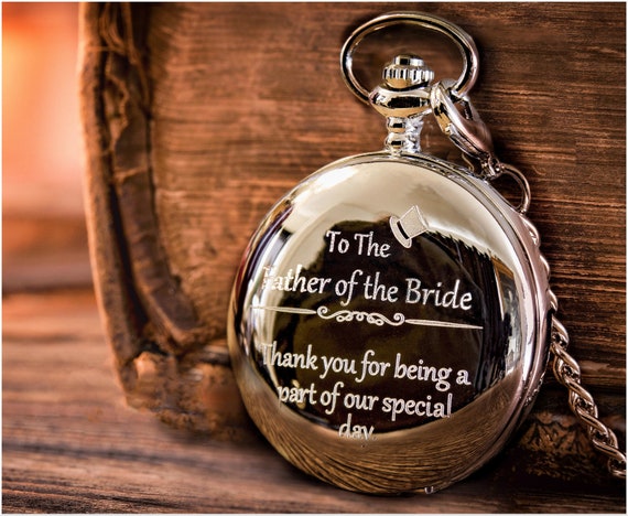 pocket watch father of the bride