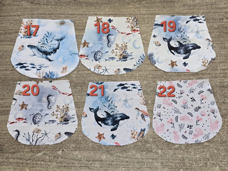 Sac à dos enfant maternelle tissus fleurs ou animaux avec sangles réglables personnalisées imagen 11