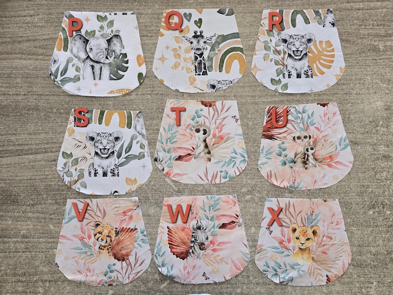 Sac à dos enfant maternelle tissus fleurs ou animaux avec sangles réglables personnalisées imagen 8