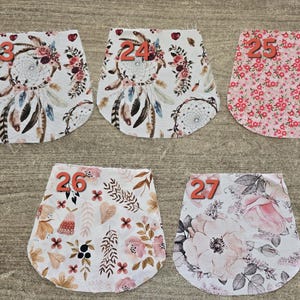 Sac à dos enfant maternelle tissus fleurs ou animaux avec sangles réglables personnalisées imagen 12